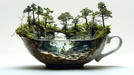 Tea Time Dreams: Forest Diorama