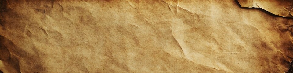 Vintage brown paper with an aged texture can serve as an abstract backdrop, wallpaper, webpage, or a copy space image for text