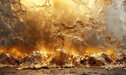 Luxurious Golden Textured Background