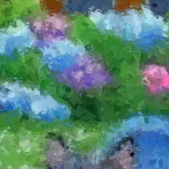 Oil paintings and various flowers, including roses, peonies, cats, dogs, swans, butterflies, cats, dogs, chrysanthemums, are beautiful