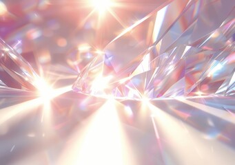 Prism Light Rainbow Overlay Sunlight Sparkling Background