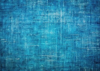 Grunge Linen Blue Tone Fabric Texture Background for Creative Designs and Art Projects - Ideal for Vintage, Rustic, and Contemporary Aesthetic Needs