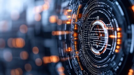 Abstract Technology Interface.