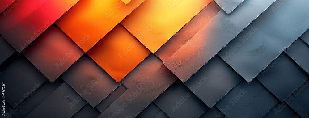 Poster minimalist geometric abstract background with light and shadow