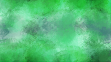 Abstract green watercolor background.Hand painted watercolor. vector
