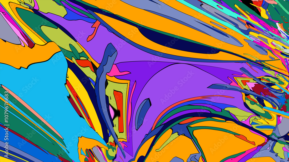 Poster abstract background with lines