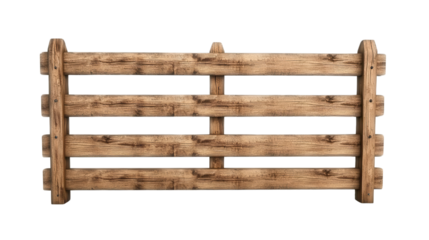 A rustic wooden fence panel design for outdoor spaces and landscaping projects.