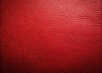 Fototapeta premium Red Leather Texture Background with Copy Space for Design Projects, Fashion, and Luxury Themes, Ideal for Marketing, Websites, and Print Media