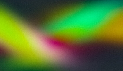 Retro colors grainy background. Light pastel glowing pink orange green color noisy gradient, vibrant color flow, bright, shine, noise texture, backdrop design