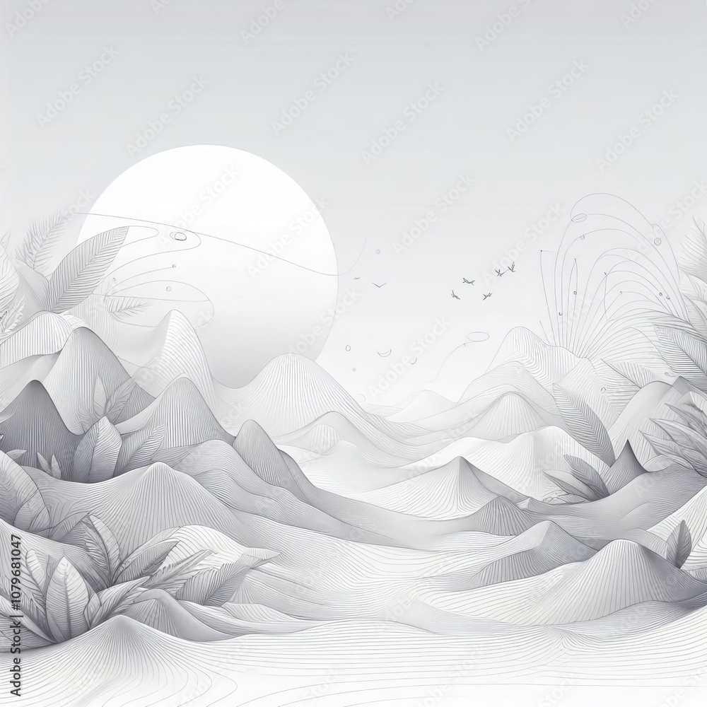 Poster background white with subtle gray lines to simulate a desk surfa