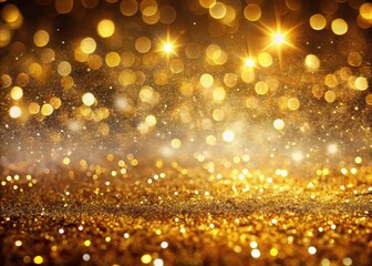 Stunning Long Exposure of Glittering Gold Background for Elegant Stock Photos, Shimmering Effect, Luxurious Vibes, Ideal for Celebrations, Events, and Creative Designs