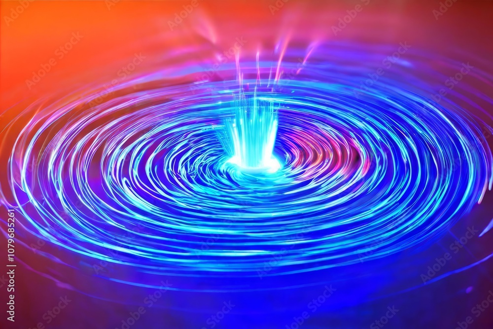 Poster data stream a swirling vortex of data representing the constant