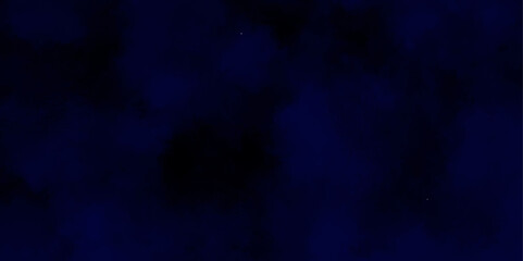 Abstract dark blue watercolor cloudiness, mist, or smog background. Dark navy blue sky with black background and blurred pattern. Vivid textured aquarelle painted art design background.	
