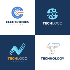 FLAT ELECTRONICS LOGO COLLECTION 2