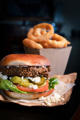 Veggie Burger takeaway food