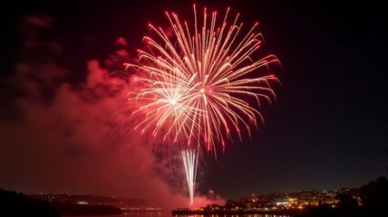 fireworks in the sky