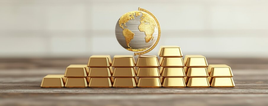 Cultivating wealth a strategic investment in precious gold bar stacks with global insights