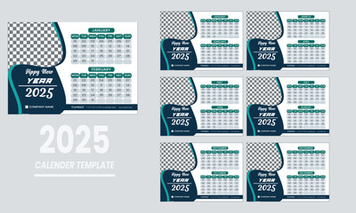 2025 Calendar Featuring Contemporary Aesthetics"
