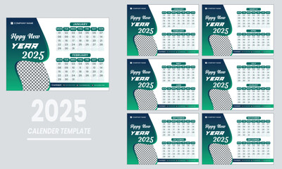 2025 Calendar Featuring Contemporary Aesthetics"