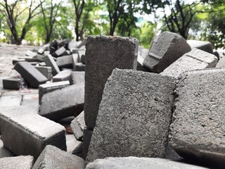 Abstract Chaos of Scattered Paving Stones