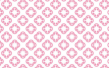 Seamless pink floral pattern 