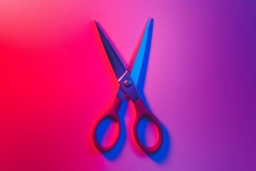 Vibrant Scissors: A Tool of Creativity and Transformation
