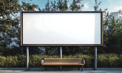 Obraz premium Blank billboard mockup
