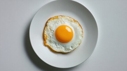 Fried Egg on a Plate
