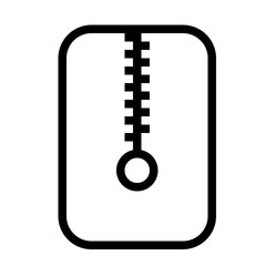 Zipper icon