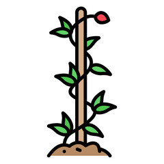 Illustration of Vines Filled Icon