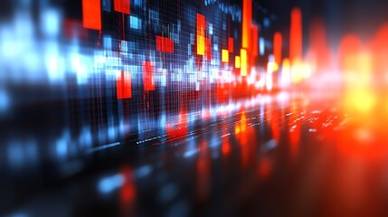 Fototapeta premium Design an image of a software interface for financial tracking, with graphs and alerts visible