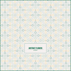 abstract pattern of colorful creative flower shape