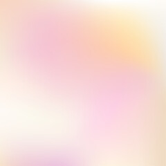 柔らかい雰囲気のピンクとオレンジ色のグラデーション背景ベクターイラスト　スクエア正方形