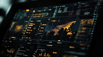 Create a dashboard showing monthly financial trends, with key metrics highlighted