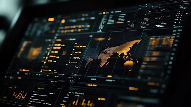 Create a dashboard showing monthly financial trends, with key metrics highlighted