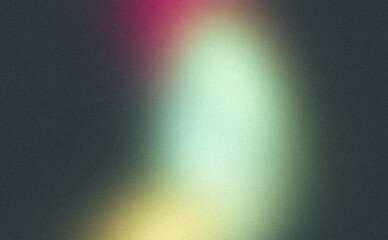 Abstract light pastel colors grainy background. Smooth pink orange blue color noisy gradient, vibrant color flow, glowing, bright, shine, noise texture, backdrop