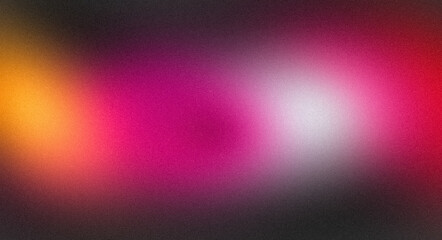 Abstract light pastel colors grainy background. Smooth pink magenta orange color noisy gradient, vibrant color flow, glowing, bright, shine, noise texture, backdrop