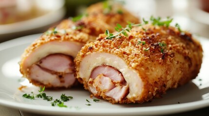 Crispy Chicken Cordon Bleu