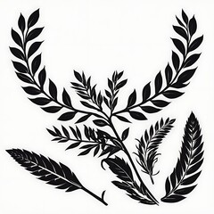 laurel wreath set
