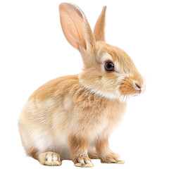 Fototapeta premium A rabbit isolated on a transparent background