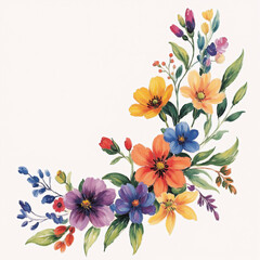 Stunning Abstract Elegant Oil Painting Floral Illustrations