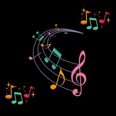 music notes