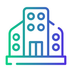office Line Gradient Icon