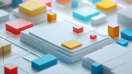 Fototapeta premium Standar Operating Procedure Concept 