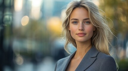 Obraz premium peem_31913_Portrait_of_a_blonde_European_woman_in_a_sleek_suit__82268280-3e49-4d62-93a6-9654d885c0c0_2.jpeg