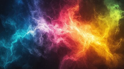 cinematic, color blind smokey lightening thumbnail background