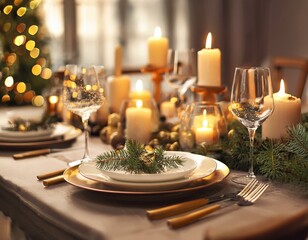 Elegant Holiday Table Decor