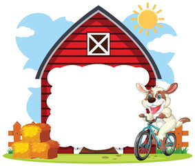 Farmyard Fun with Biking Animals