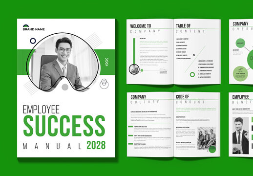 Employee Success Manual Template Layout