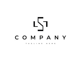 Obraz premium letter S with medical plus health pharmacy logo